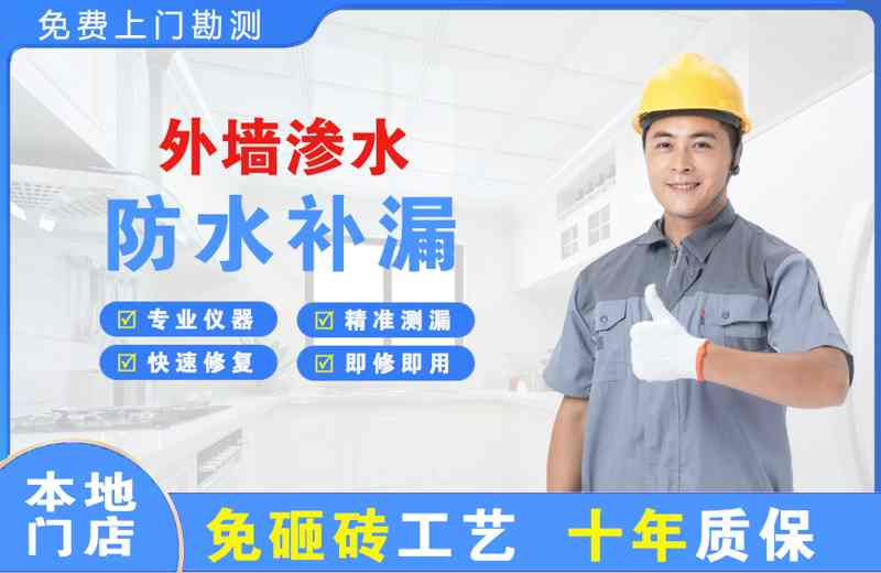滨河西区外墙渗水维修